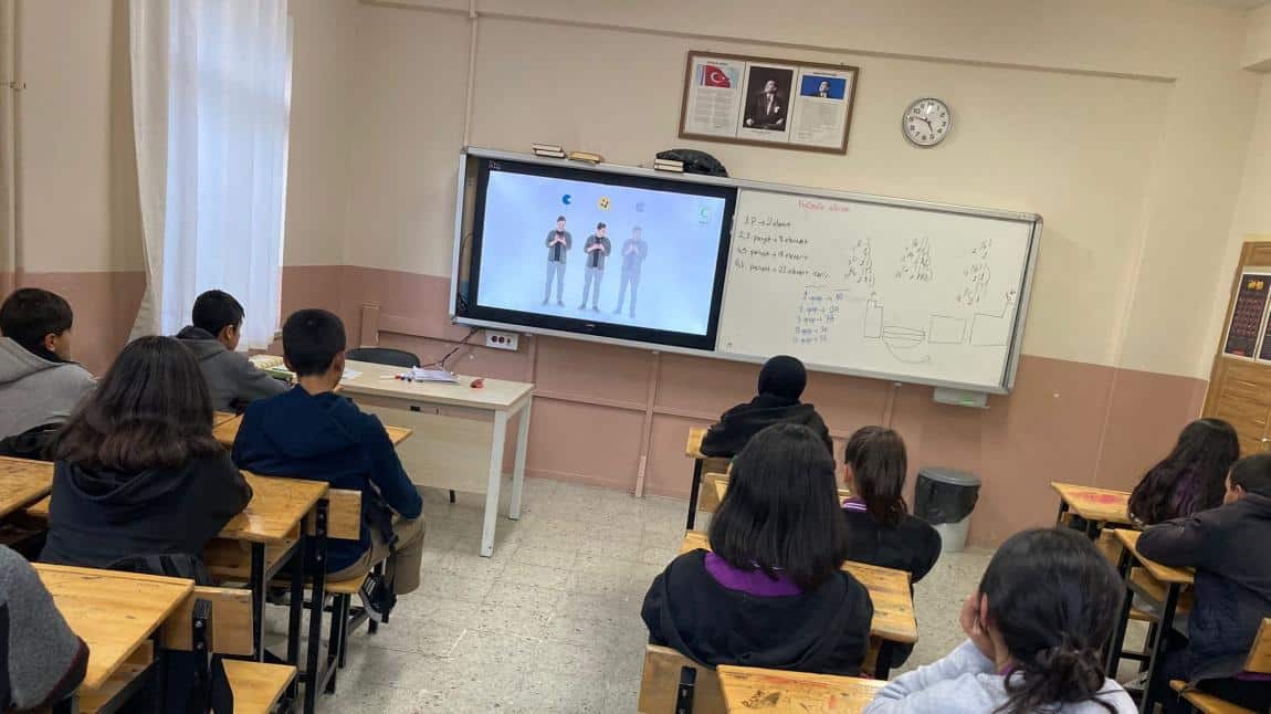 Türkiye Bağımlılıkla Mücadele Eğitim Programı kapsamında eğitim videoları izletildi.